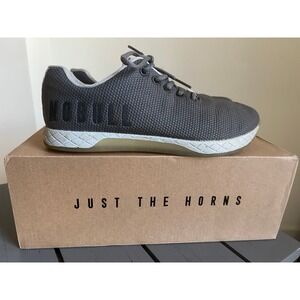 NOBULL shoes trainers grey white womens 8 men's‎ 6.5 CrossFit
